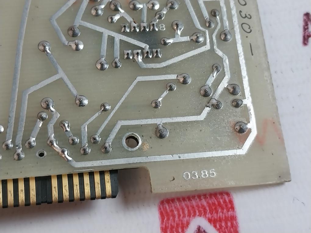 Asservissement Rotation 1718A Printed Circuit Board