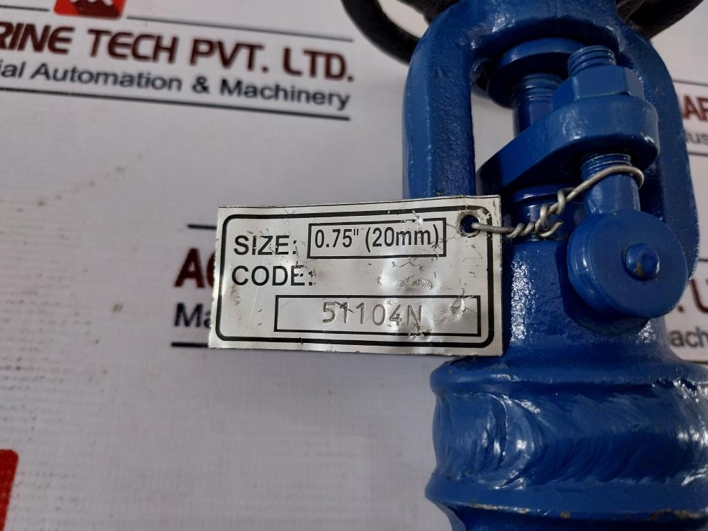 Associated Tooling's 51104N Gate Valve 0.75” (20MM)