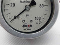 Asta Nbr 14105.1 Pressure Gauge Diameter 1/4 Pol Use Bop Tube 0-100 Psi