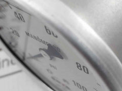 Asta Nbr 14105.1 Pressure Gauge Diameter 1/4 Pol Use Bop Tube 0-100 Psi