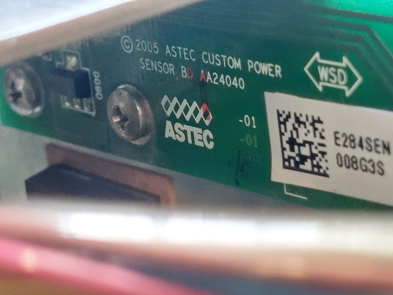 Astec 042-00009602 Custom Power Sensor Board