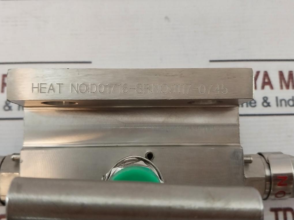 Aster Engineering 3Vmt8101 Valve Manifold 6000 Psig