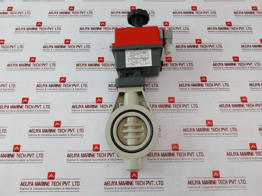 J+J L55 Z V1 Butterfly Valve W/ Electrical Valve Actuator 12-48V K210