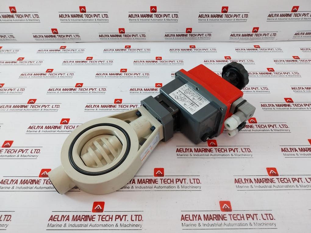 J+J L55 Z V1 Butterfly Valve W/ Electrical Valve Actuator 12-48V K210