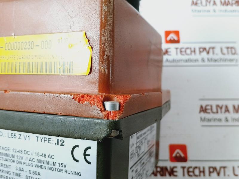 Asv Stubbe L55 Z V1 Butterfly W/ Electrical Valve Actuator 12-48 Dc /15-48 Ac