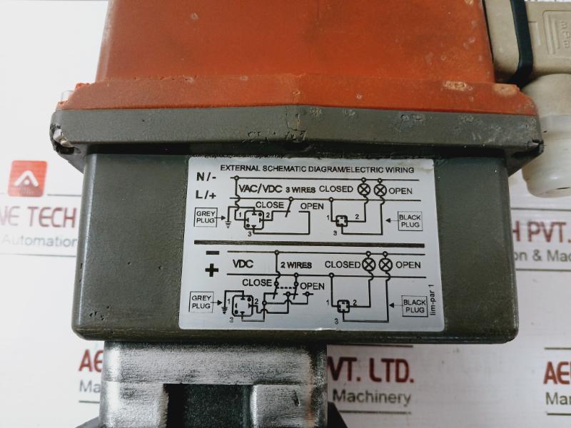 Asv Stubbe L55 Z V1 Butterfly W/ Electrical Valve Actuator 12-48 Dc /15-48 Ac