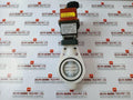 J+J L55 Z V1 Butterfly W/ Electrical Valve Actuator 12-48 Dc // 15-48 Ac