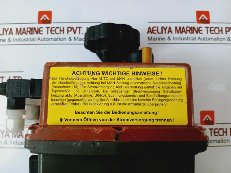 Asv Stubbe L55 Z V1 Butterfly W/ Electrical Valve Actuator 12-48 Dc /15-48 Ac