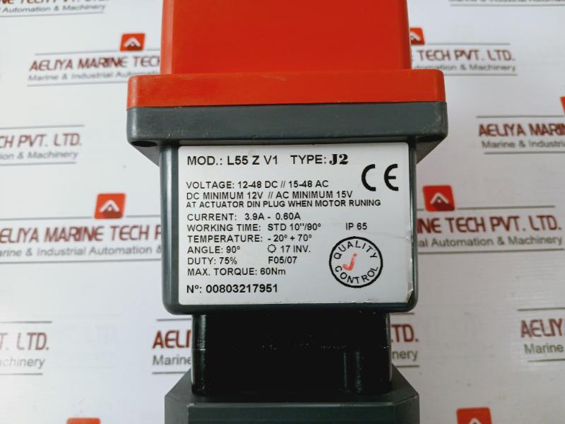 J+J L55 Z V1 Butterfly W/ Electrical Valve Actuator Ip65 00803217951