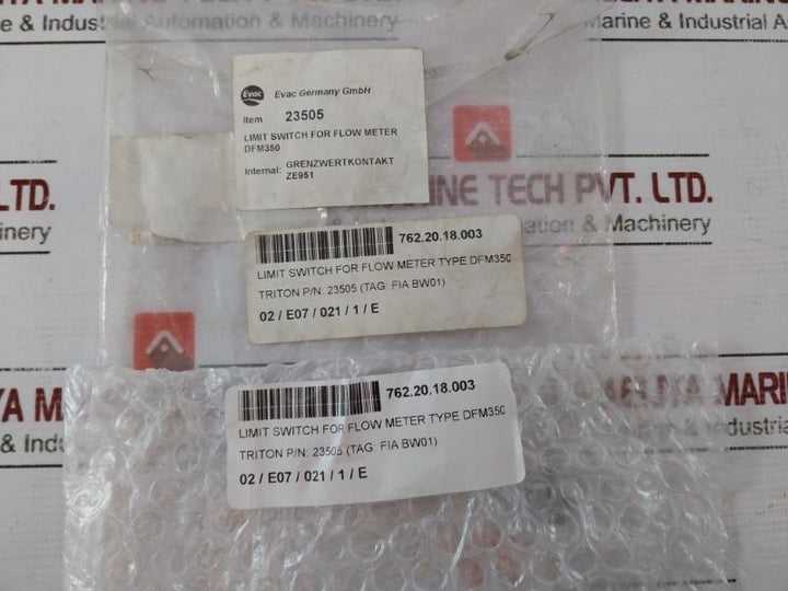 Asv Stubbe Ze951 Limit Reed Switch For Dfm 165-350 Flow Meter 230vac