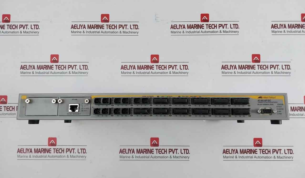 At-8516F/Sc 50/60Hz Ethernet Switch Power - 100-240Vac Allied Telesyn