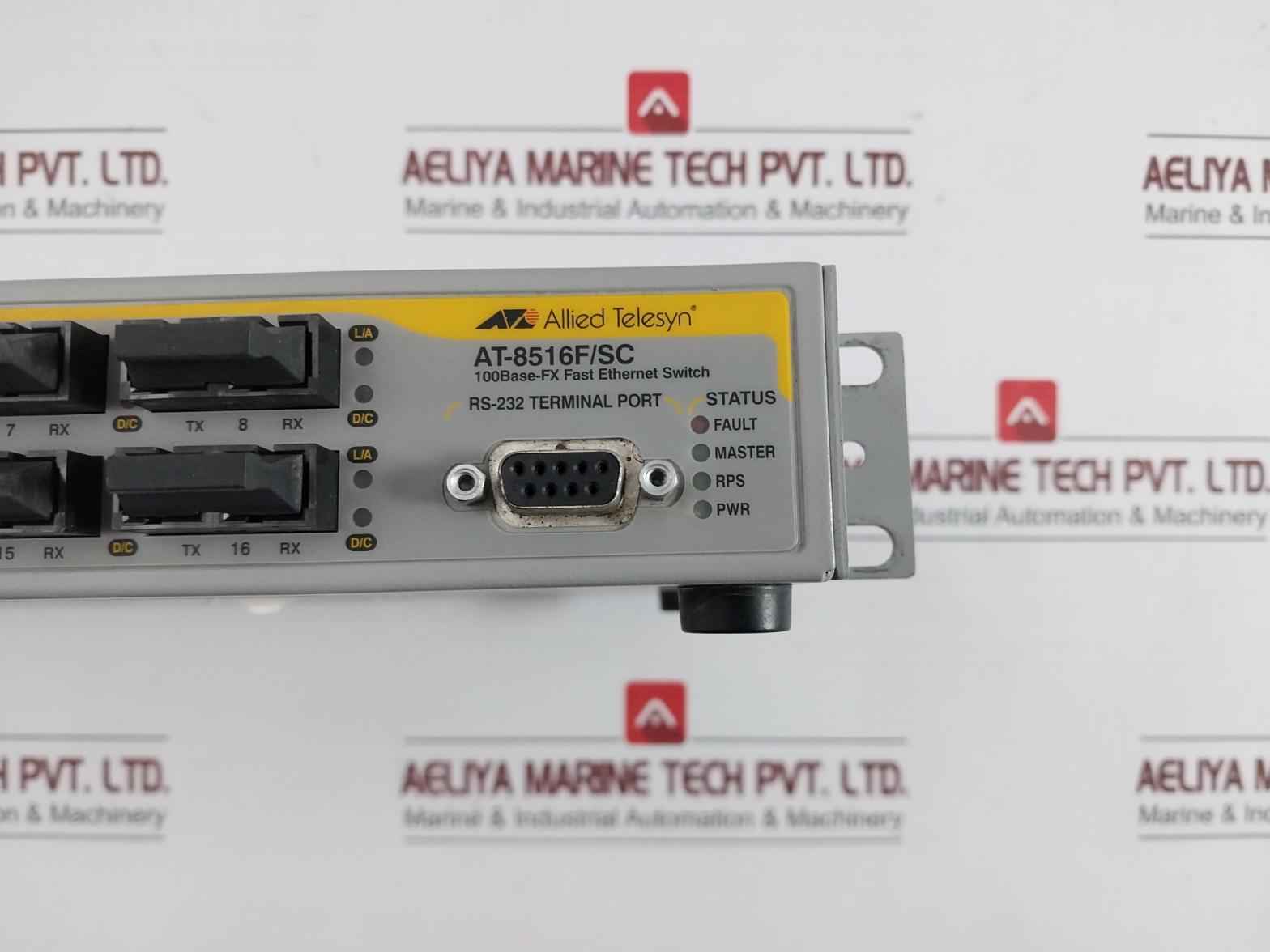 At-8516F/Sc 50/60Hz Ethernet Switch Power - 100-240Vac Allied Telesyn