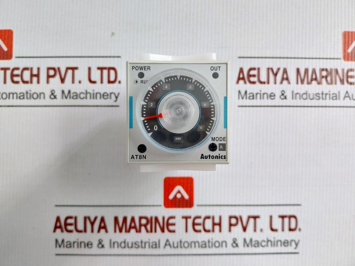 At8N Multi-function Analog Timer 0-10 Min Autonics 100-240Vac