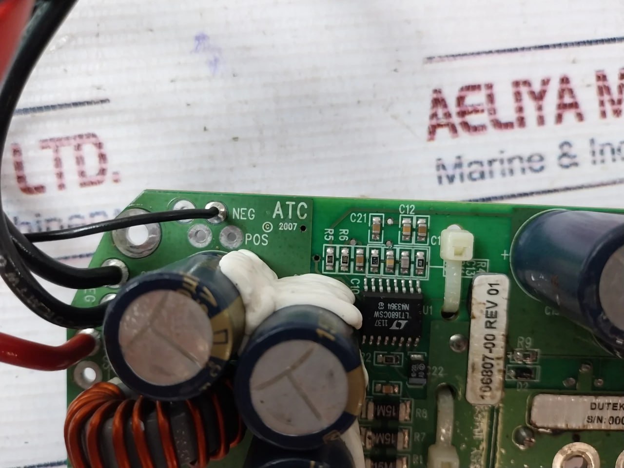 Atc 104524-00 Printed Circuit Board 106807-00 Rev A/01 94V-0