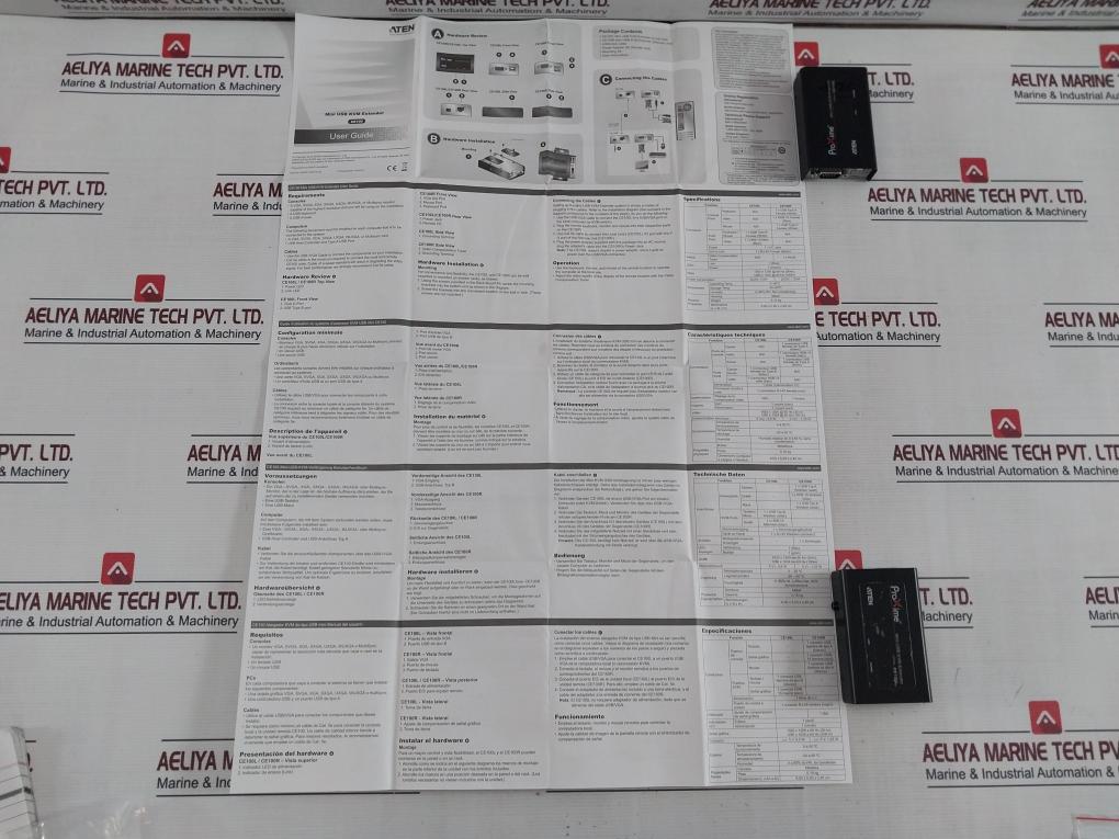Aten Ce100L Mini Usb Kvm Extender Kcc-rem-atn-ce100 0.12A Dc5V
