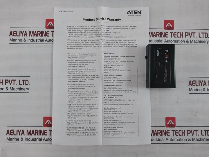 Aten Ce100L Mini Usb Kvm Extender Kcc-rem-atn-ce100 0.12A Dc5V