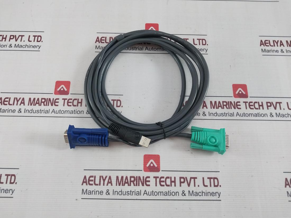 Aten Ce100L Mini Usb Kvm Extender Set With Cable & Kvm Switch Ce100 2L-5203U