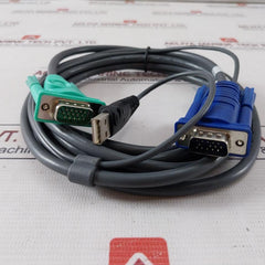 Aten Ce100 Mini Usb Kvm Extender Set With Ac Adapter & Cable Jod-s-050100Bs Dc5V