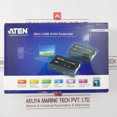Aten Ce100 Mini Usb Kvm Extender Set With Ac Adapter & Cable Jod-s-050100Bs Dc5V