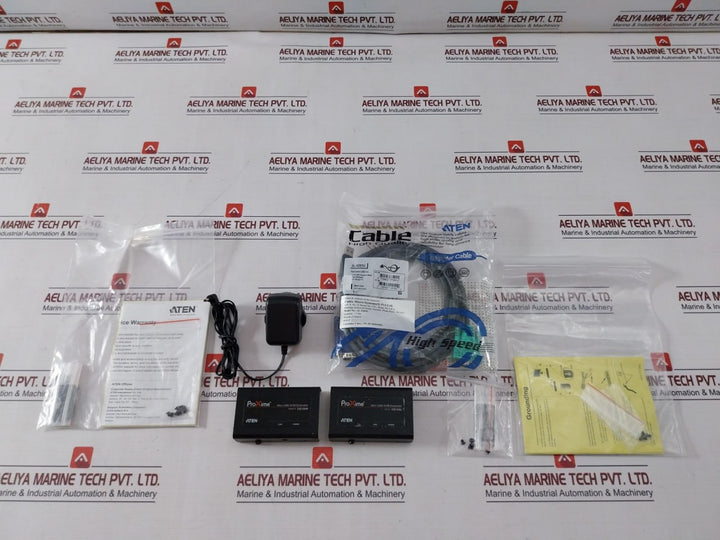 Aten Ce100 Mini Usb Kvm Extender Set With Ac Adapter & Cable Jod-s-050100Bs Dc5V