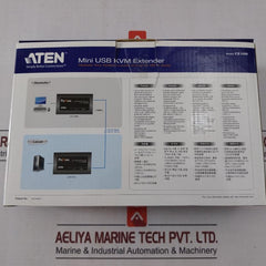 Aten Ce100 Mini Usb Kvm Extender Set With Ac Adapter & Cable Jod-s-050100Bs Dc5V