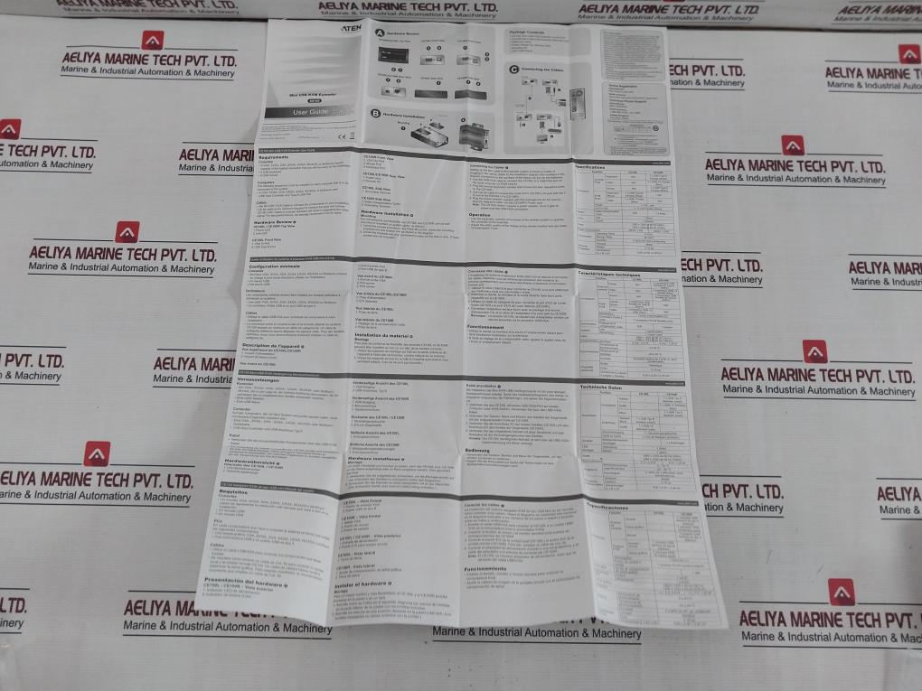 Aten Ce100R Mini Usb Kvm Extender Dc5V 0.31A