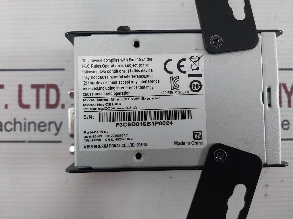Aten Ce100R Mini Usb Kvm Extender Dc5V 0.31A