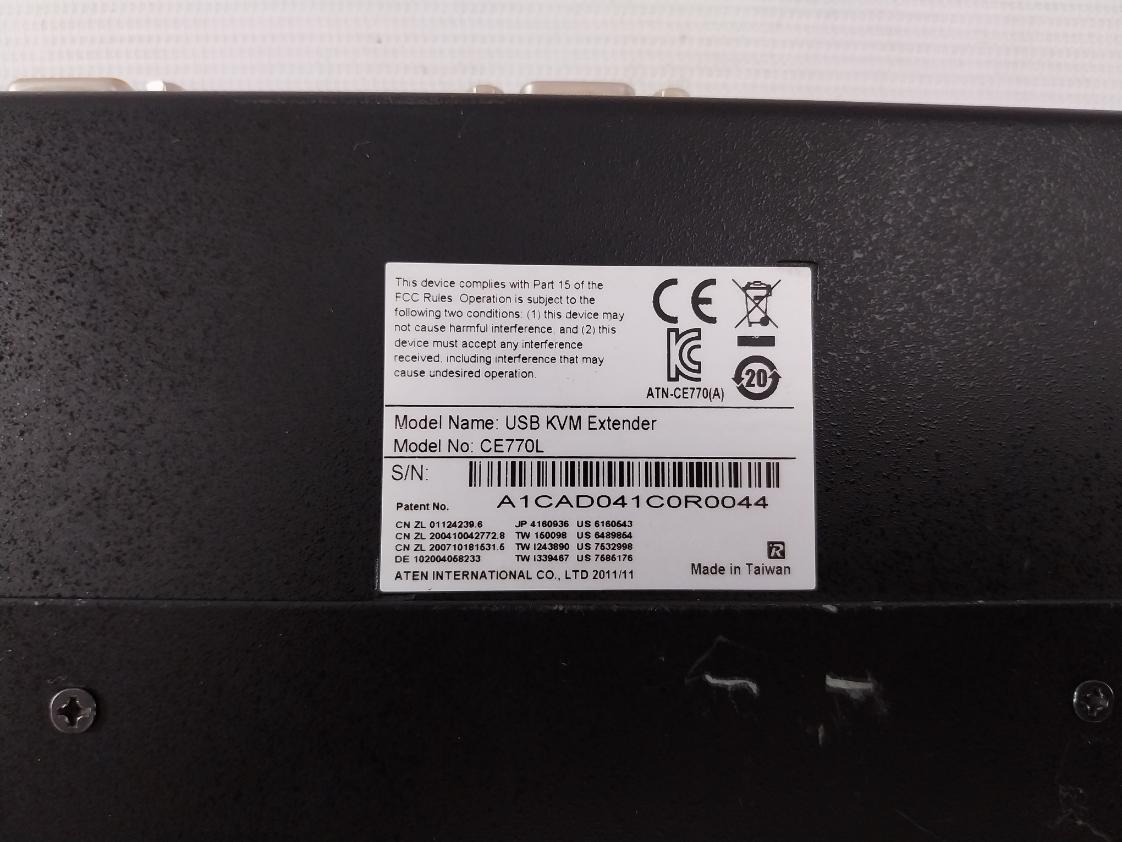 Aten Ce770 Kvm Extender Set Connect Usb Device To Kvm Switch Local Remote Unit