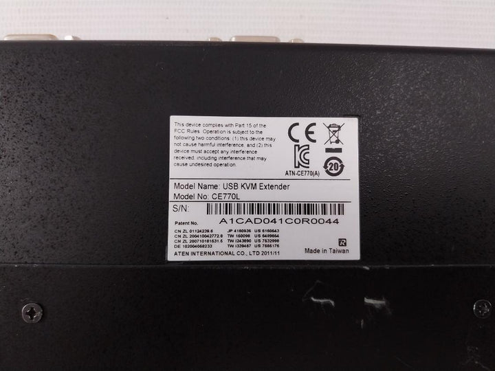Aten Ce770 Kvm Extender Set Connect Usb Device To Kvm Switch Local Remote Unit