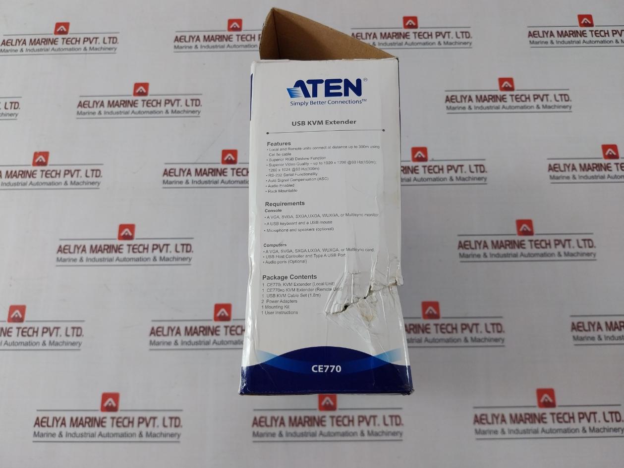 Aten Ce770 Kvm Extender Set Connect Usb Device To Kvm Switch Local Remote Unit