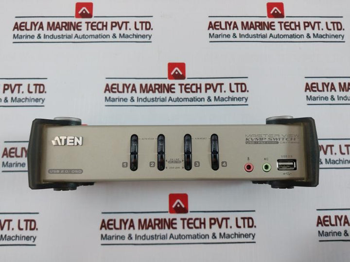 Aten Cs1734B 4-port Usb 2.0 Kvmp Switch With Osd And Cables Set