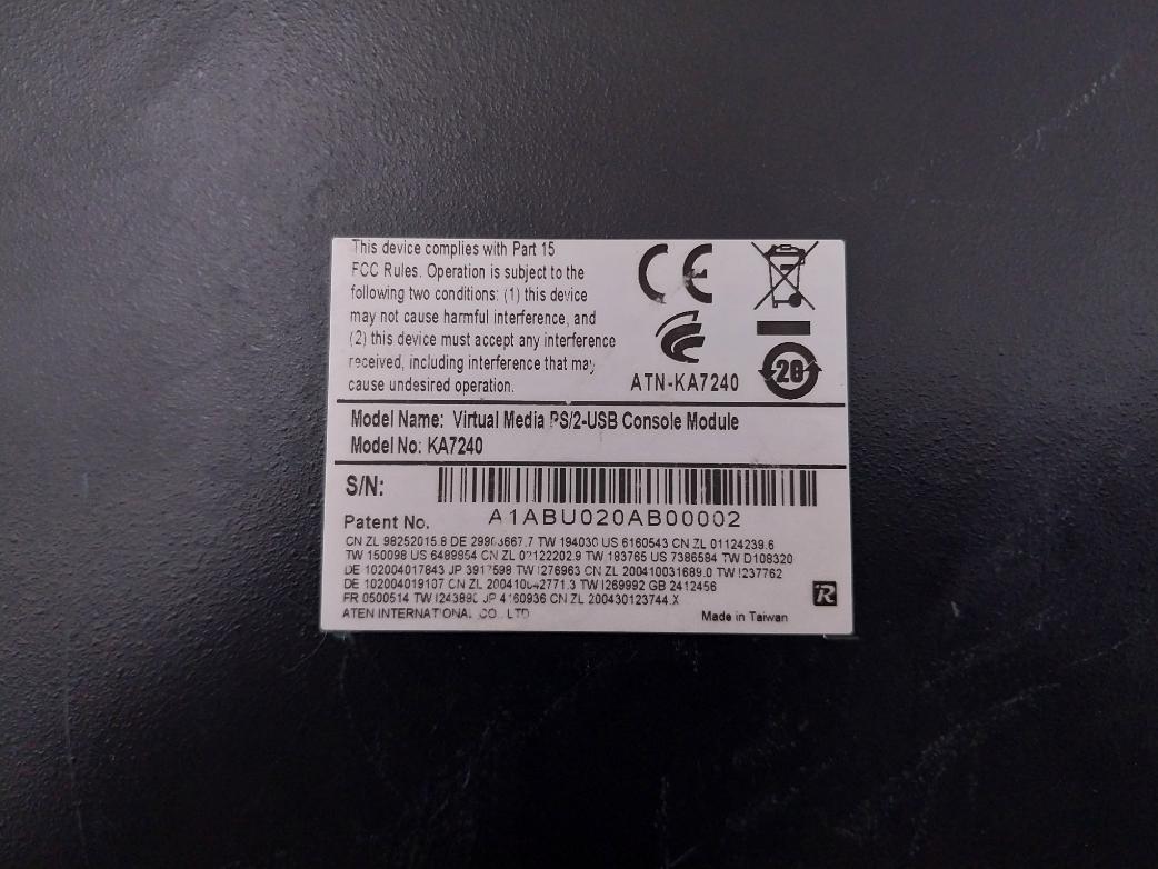 Aten Ka7240 Virtual Media Ps/2-usb Console Module