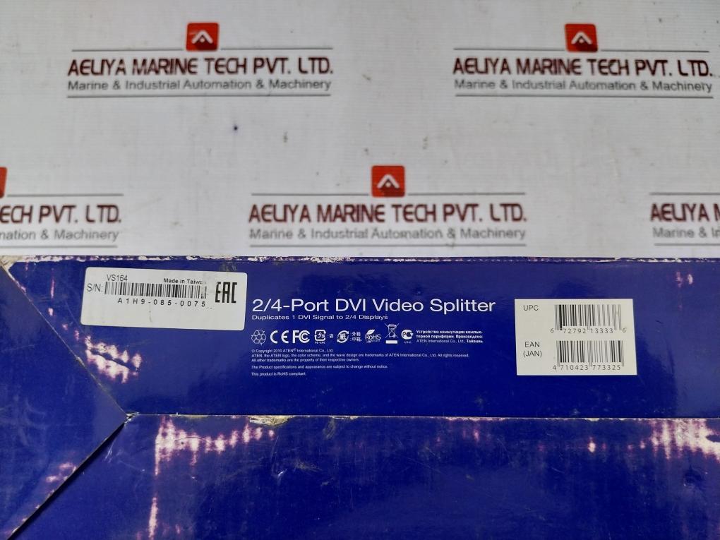 Aten Vs164 4-port Dvi Video Splitter Jod-s-053240Bs 100-240V,50/60Hz,0.5A 5.3V