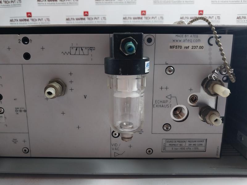 ATEQ MF570 Leak Testing Equipment 90-260 VAC, 24V 500mA 200mA 1A
