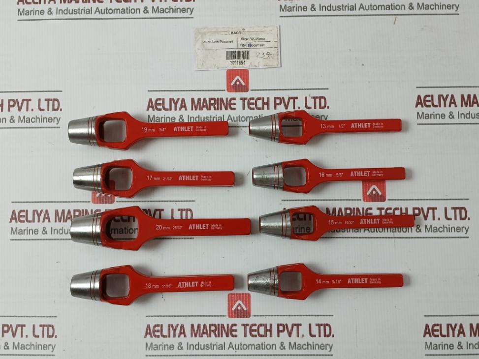 ATHLET Set of Arch Punches D2-20MM 2001854 (1 SET= 8 PCS)