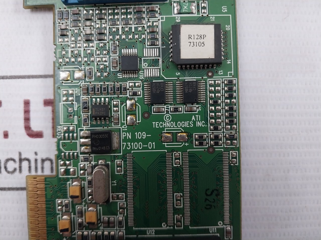 Ati 109-73100-01 Graphic Card Ati Rage 128 Pro 94V-0