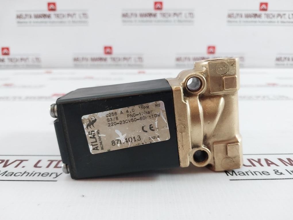 Atlas 0256 A 4,0 Fpm Ms Solenoid Valve 220-230V 50-60Hz 10W