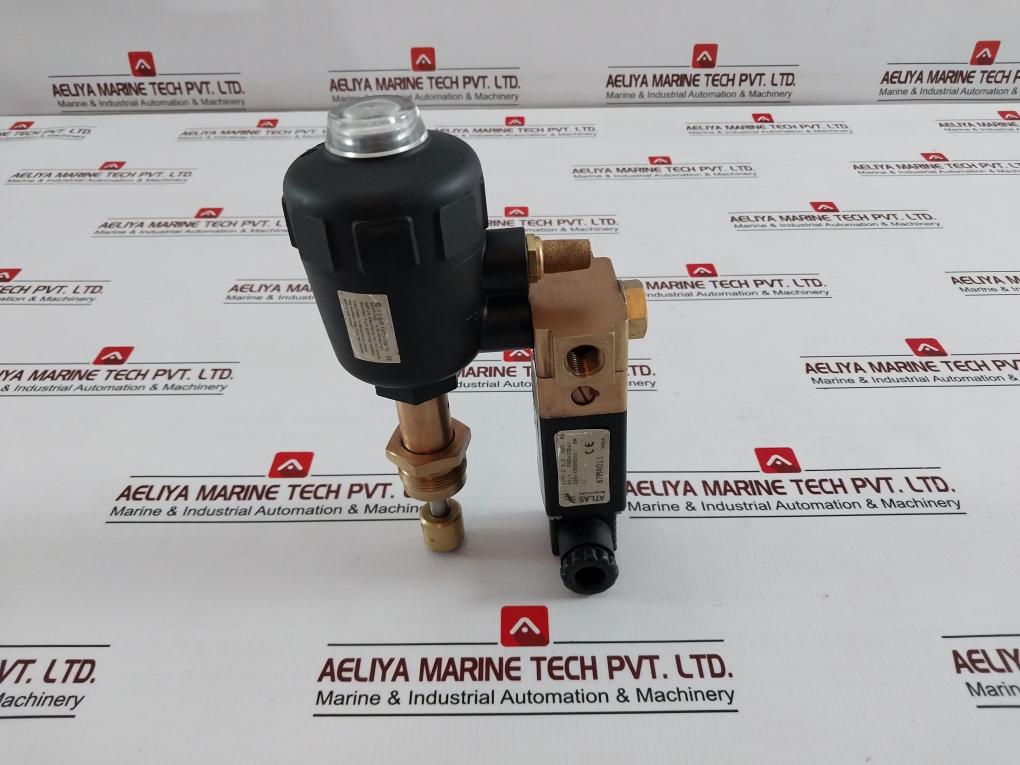 Atlas 0331 C 3,0 Nbr Ms Pneumatic 2/2 Way Angle Seat Valve G1/4 Pn0-10Bar