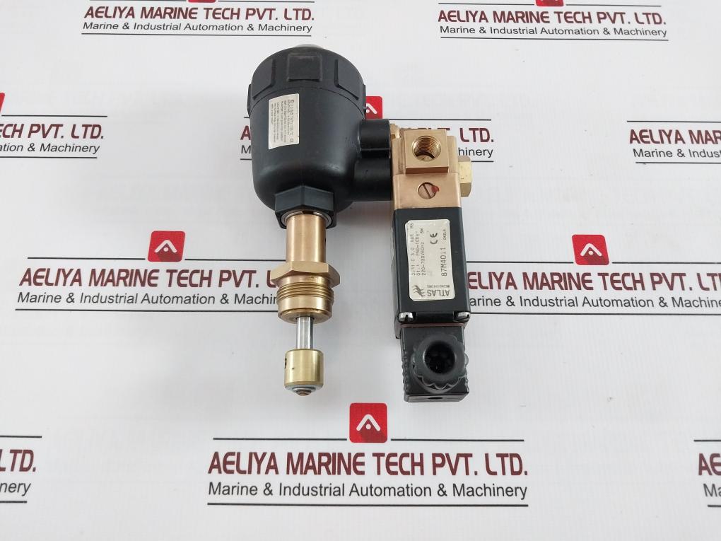 Atlas 0331 C 3,0 Nbr Ms Pneumatic 2/2 Way Angle Seat Valve G1/4 Pn0-10Bar