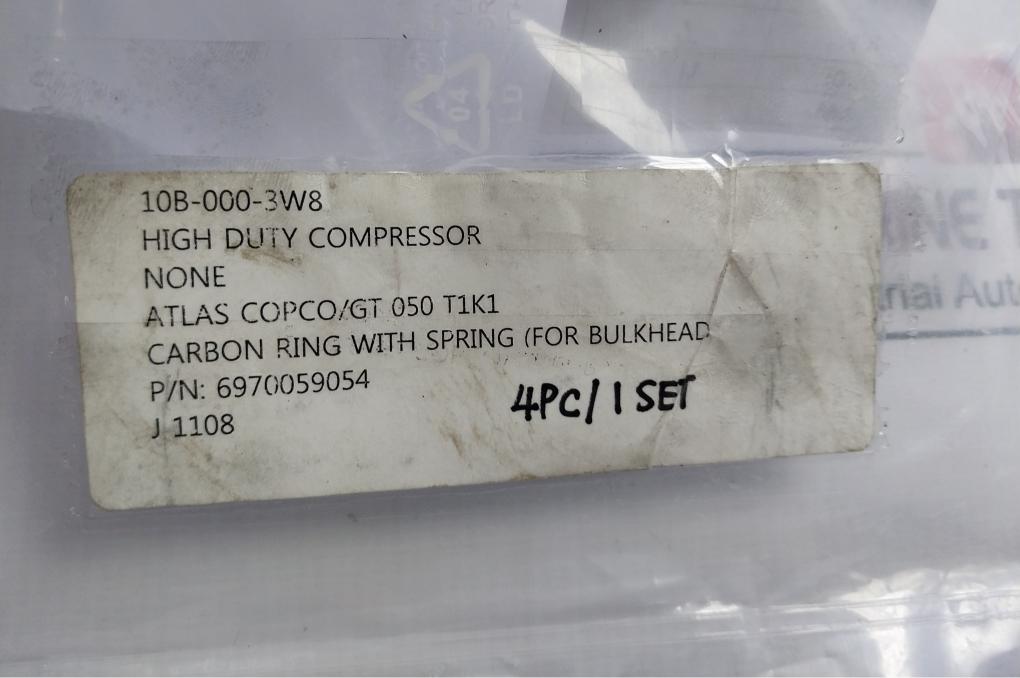 Atlas 6970059054 Carbon Sealing Ring Set W/ Spring E0001937 E4376