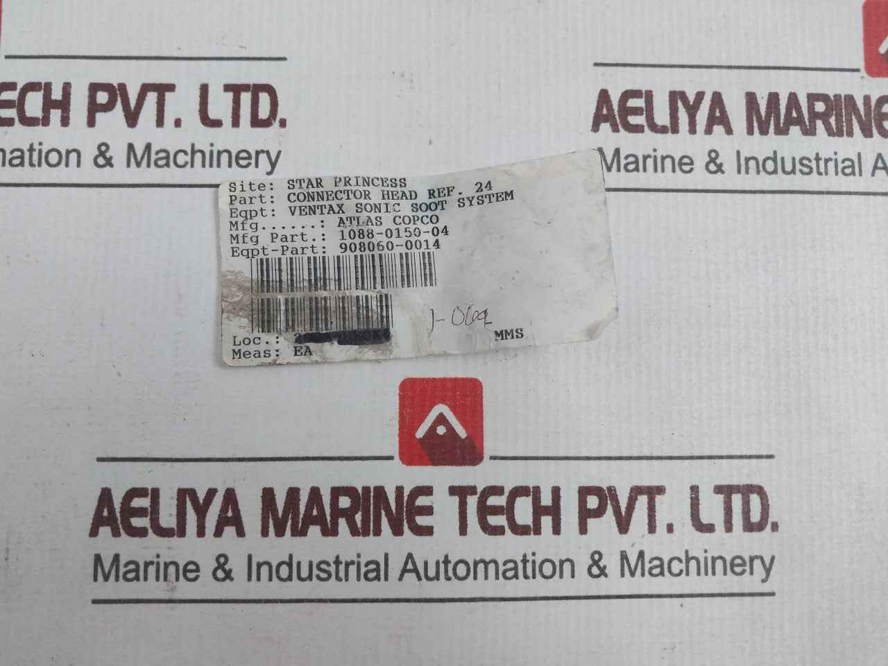 Atlas Copco 1088-0150-04 Solenoid Valve Connector