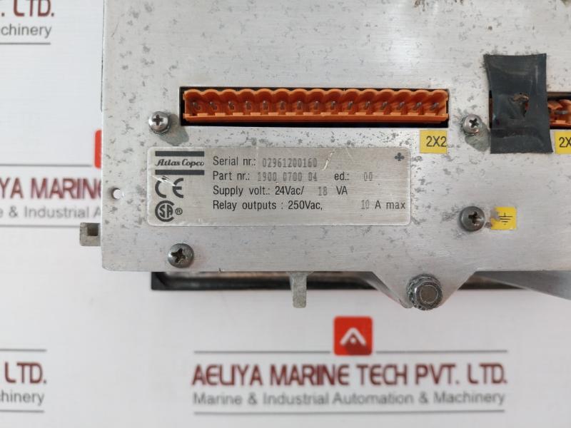 Atlas Copco 1900 0700 04 Elektronikon Panel Controller 24Vac/18Va