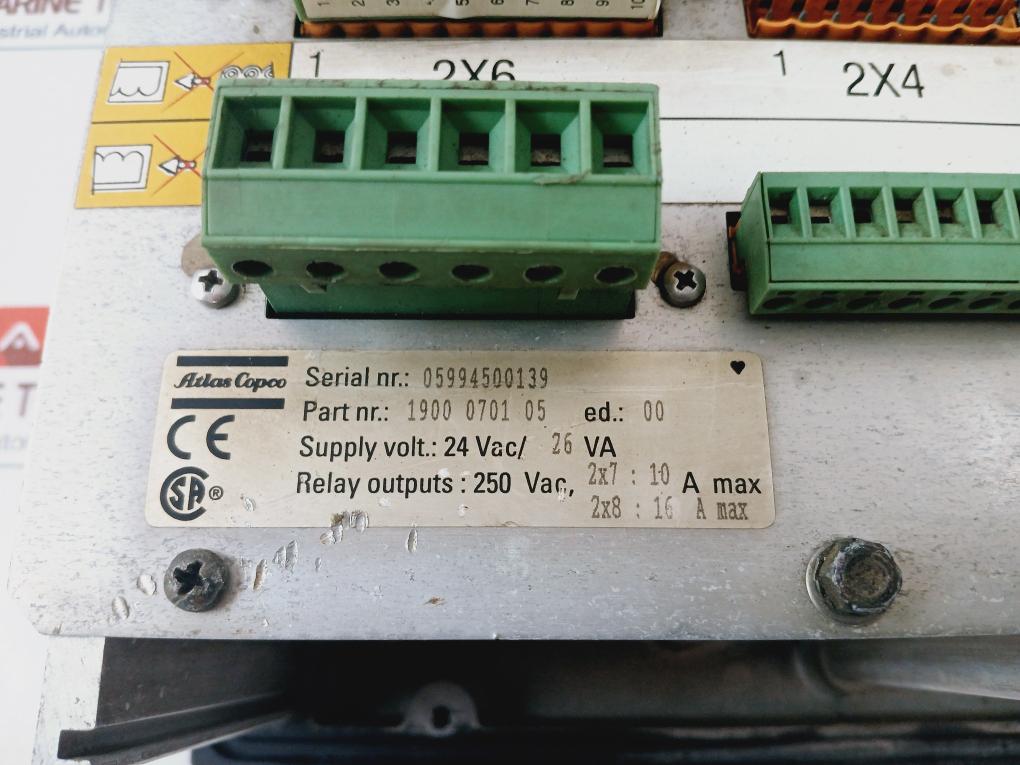 Atlas Copco 1900 0701 05 Elektronikon Controller Panel