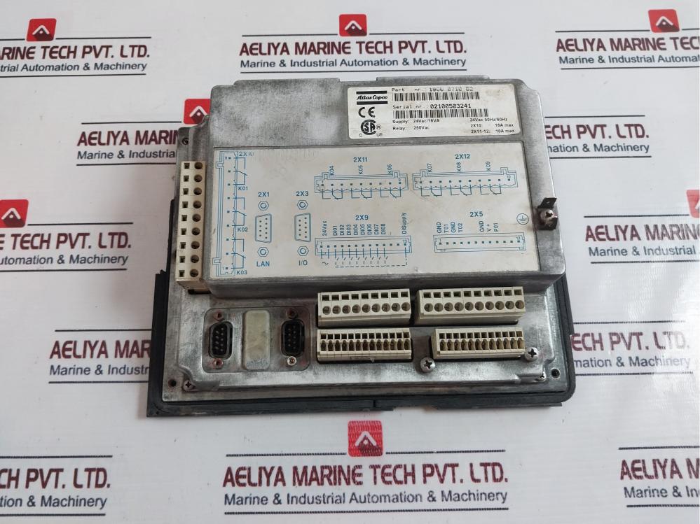 Atlas Copco 1900 0710 02 Panel Controller 24Vac/16Va (Not Working)