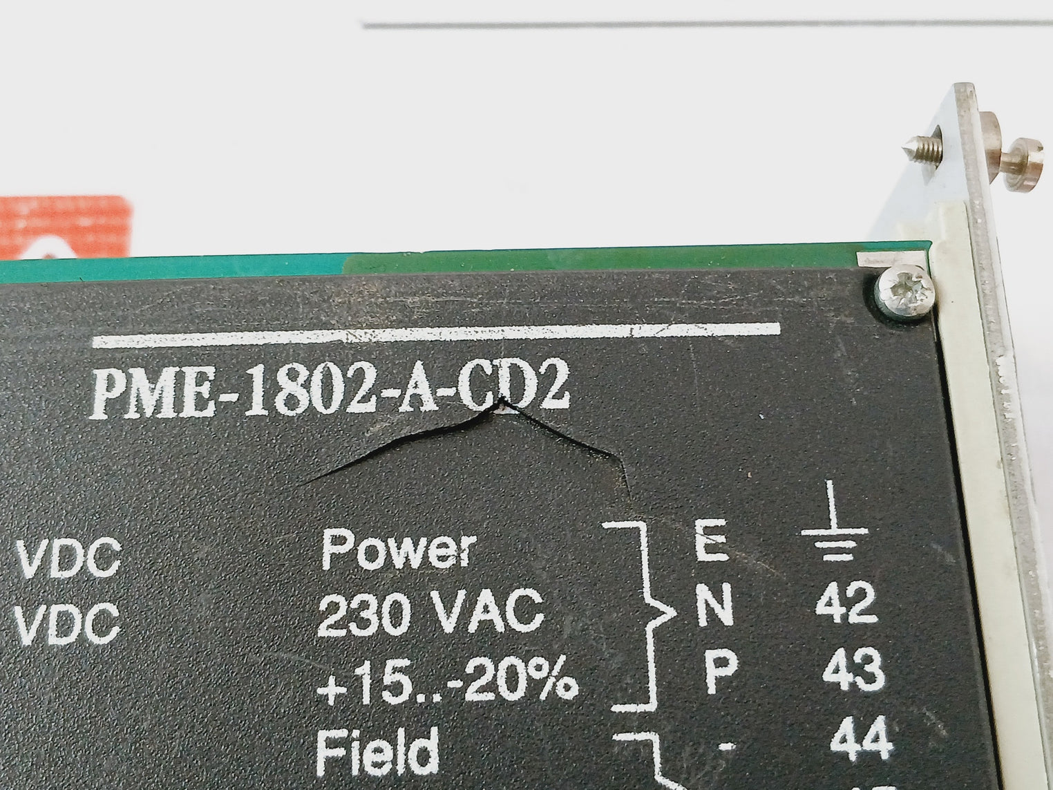 Atlas Copco Pme-1802-a-cd2 Power Supply Module 53N012A (Cracked Backplate)