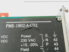 Atlas Copco Pme-1802-a-cd2 Power Supply Module 53N012A (Cracked Backplate)