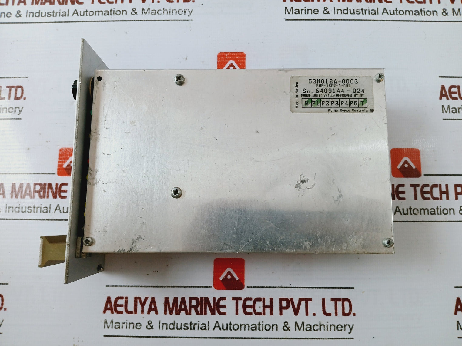 Atlas Copco Pme-1802-a-cd2 Power Supply Module 53N012A (Cracked Backplate)