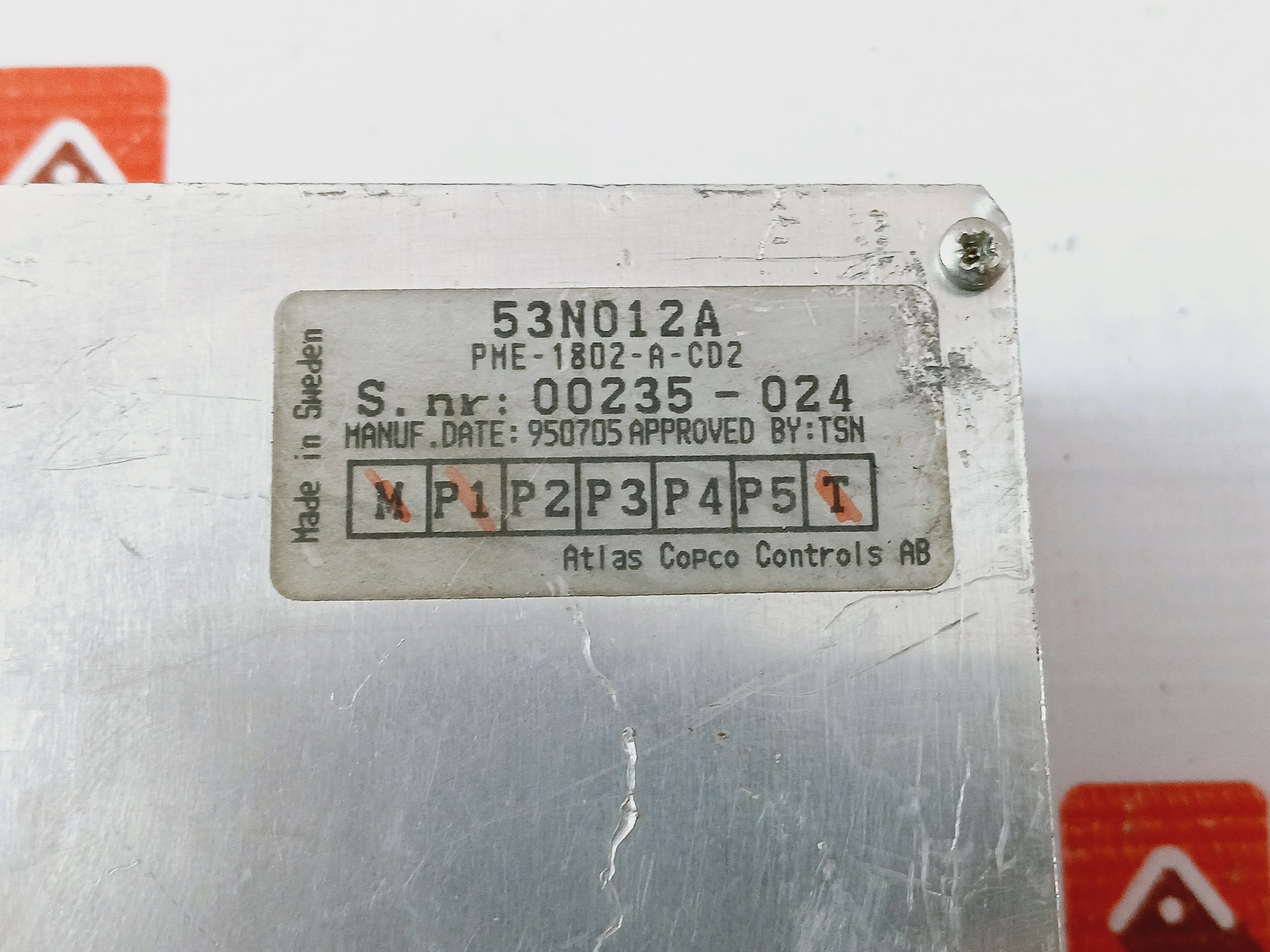 Atlas Copco Pme-1802-a-cd2 Power Supply Module 90430-37 53N012A 50N013Af