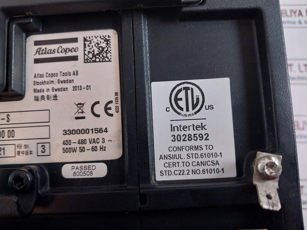 Atlas Copco Tc-4000-s Controller 400-480Vac