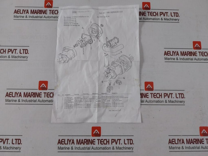 Atlas Copco 2906056300 Min Pressure Valve Kit 2906009500